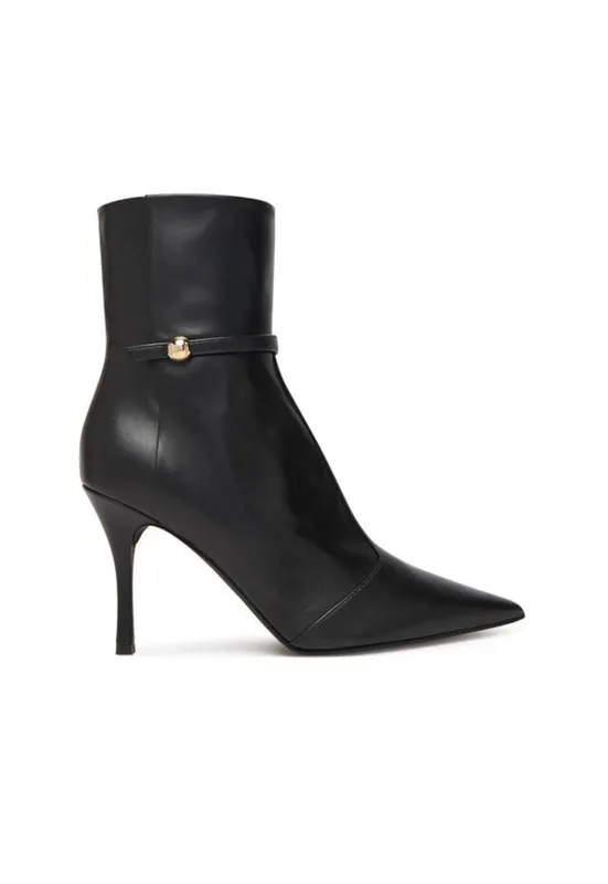 Botine dama 305616289 - piele naturala - Negru