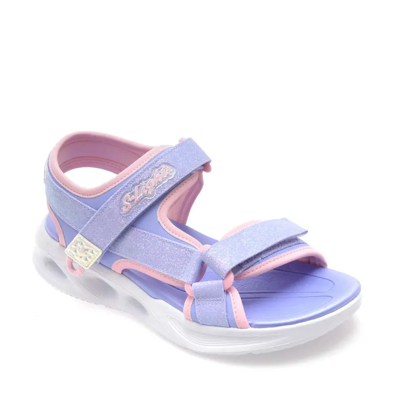 Sandale cu luminițe fete Skechers lila 1969FS303024LI — imaginea 2