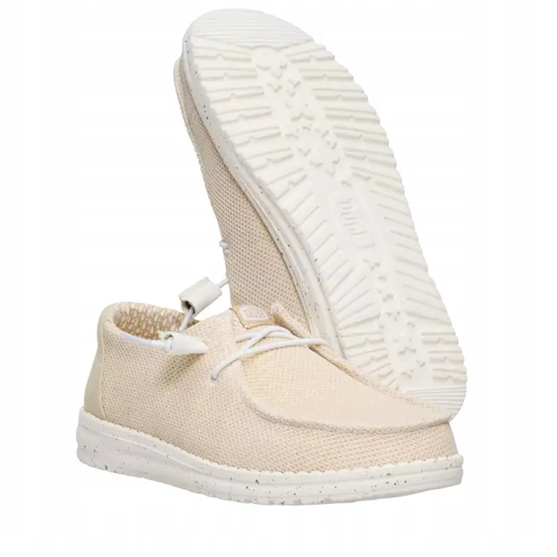 Mocasini ușori femei HeyDude Wendy Stretch Sox bej 3091DM41878BE — imaginea 2