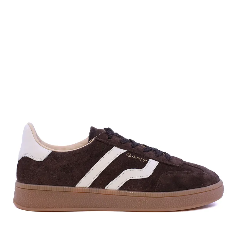 Sneakers femei Gant linia Cuzima maro din piele întoarsă 1742dp533345vm