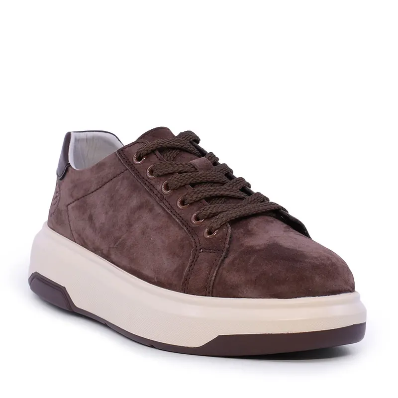 Sneakers femei maro din piele 1992DP5684VM — imaginea 2