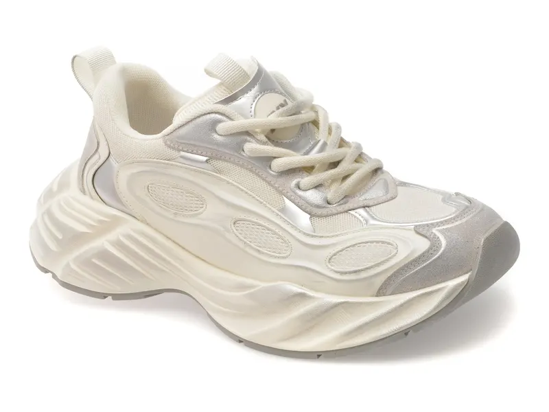 Pantofi sport GRYXX albi, 66607, din material textil