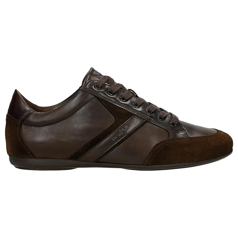 Sneakers bărbați maro cu talpă subțire
