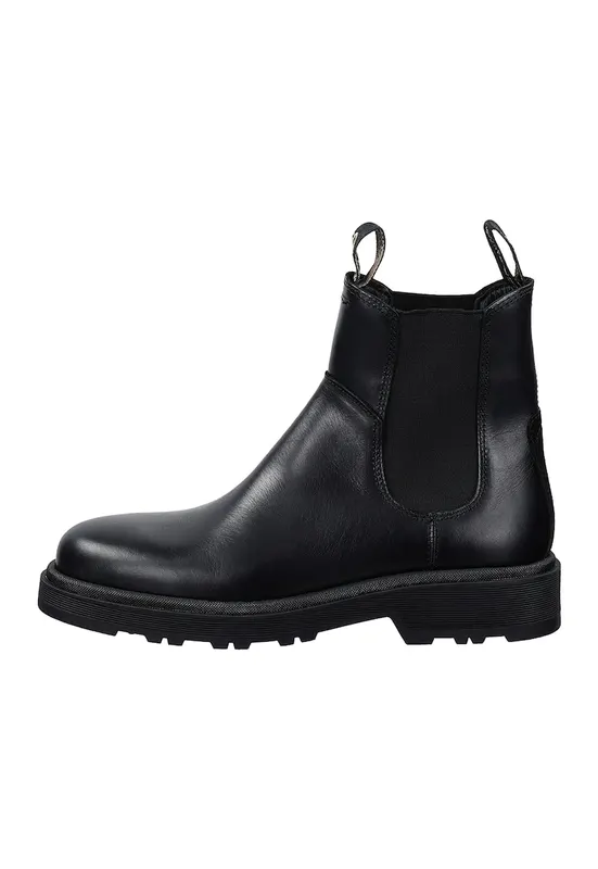 Ghete Chelsea din piele Wootlynne - Negru