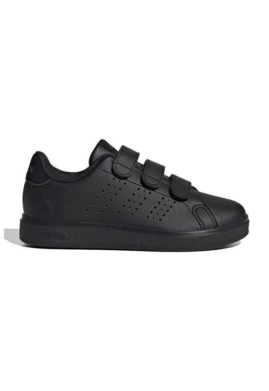 Pantofi sport de piele ecologica cu velcro Advantage Base 2.0 - Negru