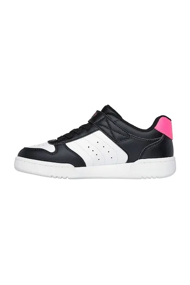 Pantofi sport Quick Street de piele ecologica cu velcro - Negru