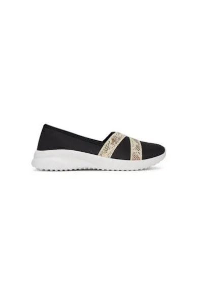 Espadrile dama 400702 - Textil - Negru