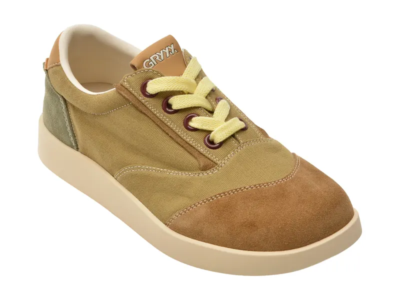 Pantofi sport verzi, B25, din material textil