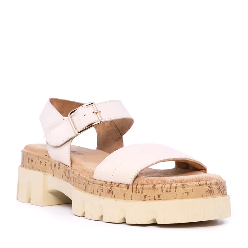 Sandale chunky femei bej din piele 1937ds4243230be — imaginea 2