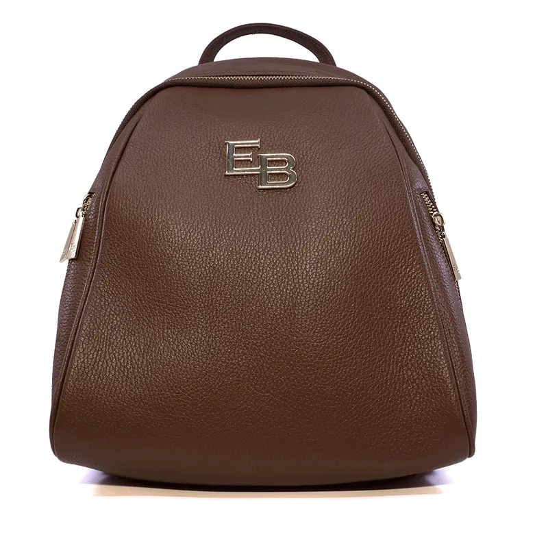 Rucsac femei Enzo Bertini taupe din piele 154RUCP3375TA