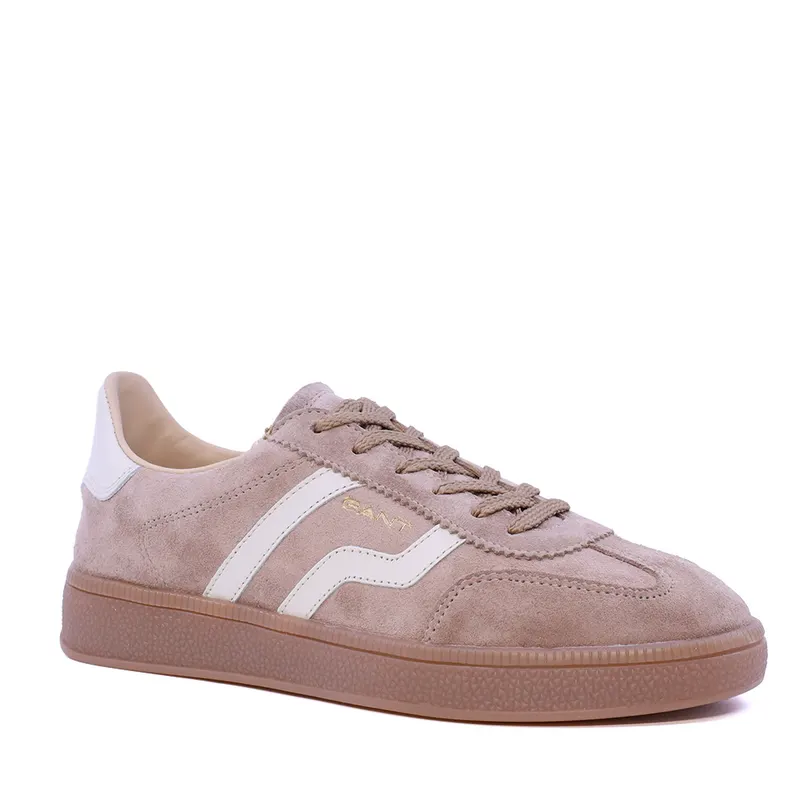 Sneakers Gant linia Cuzima bej din piele întoarsă 1742DP533345VBE — imaginea 2