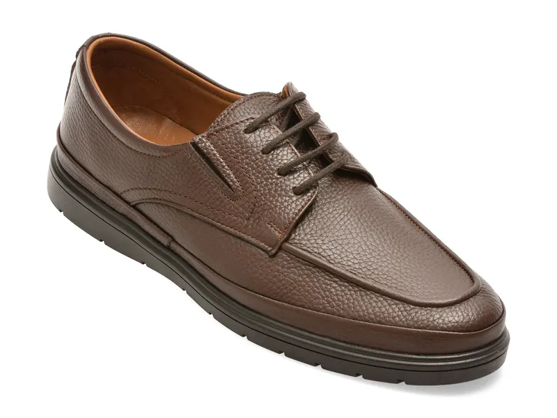 Pantofi BITE THE BULLET maro, RM100, din piele naturala