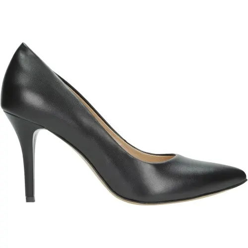 Pantofi stiletto negri damă