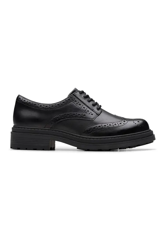 Pantofi Brogue de piele - Negru
