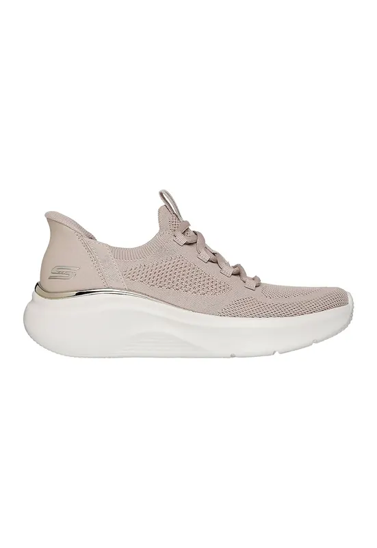 Pantofi sport slip-ins Bobs B Love de plasa - Maro deschis