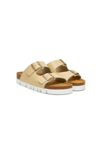 Slapi dama - 700682-61 - Piele naturala - Galben