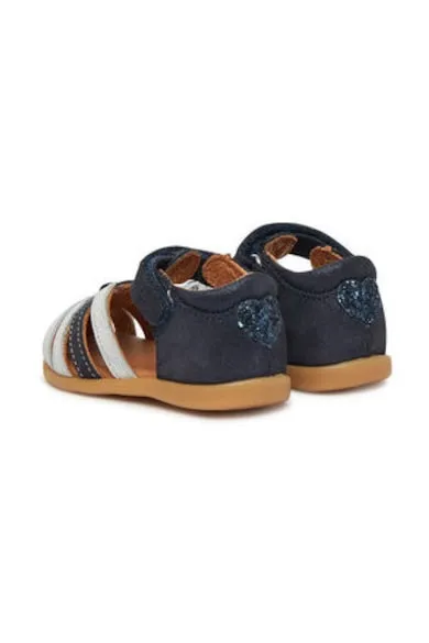 Sandale fete - G2150201-4 - Piele naturala - Albastru - Albastru
