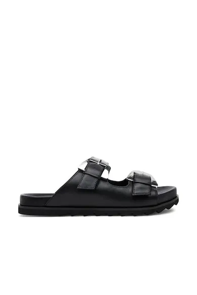 Slapi dama - SOF 17 02 01 001 - Piele naturala - Negru