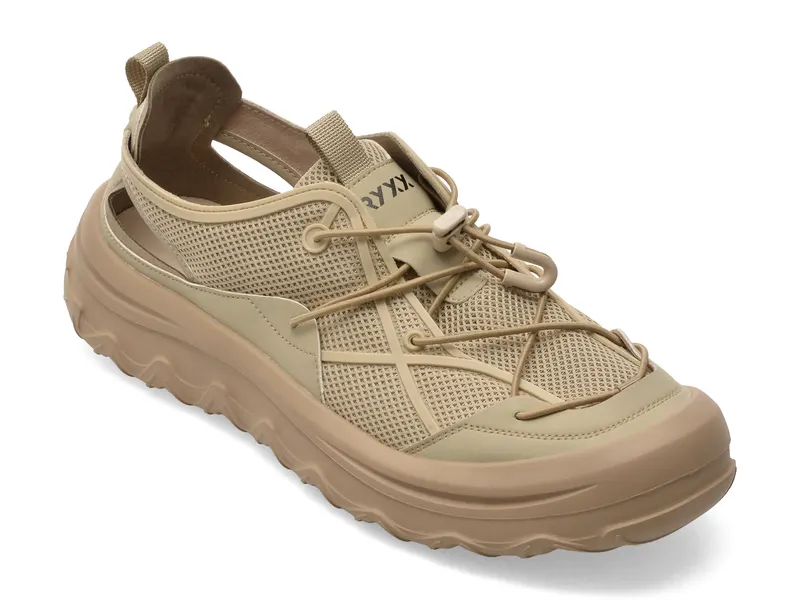 Pantofi sport bej, 9232, din material textil