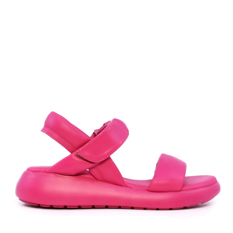 Sandale femei fuchsia din piele 1937DS423425FU