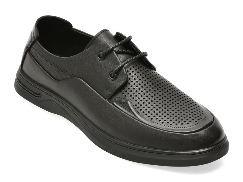 Pantofi eleganti BITE THE BULLET negri, 25T7239, din piele naturala