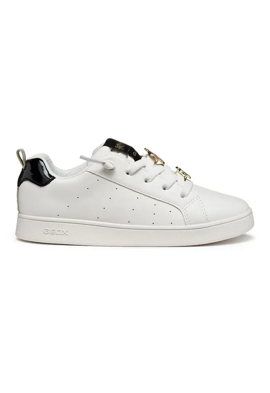 Pantofi sport de piele ecologica - Negru/Alb optic