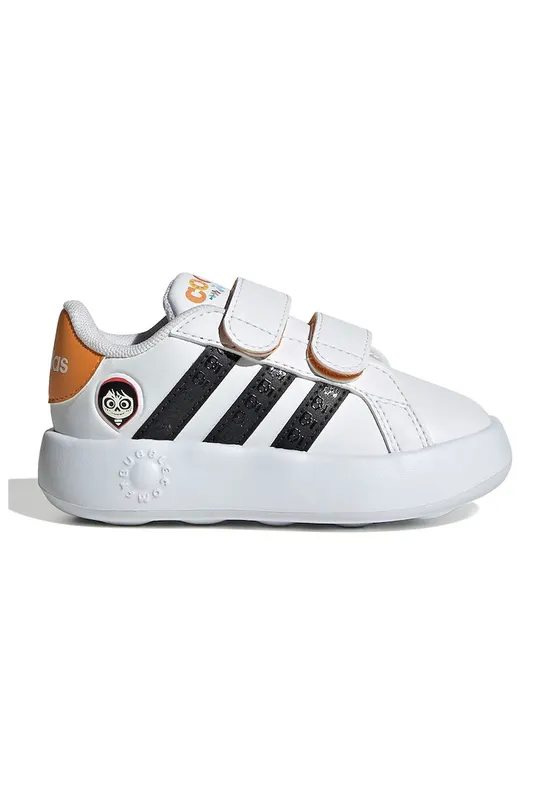 Pantofi sport din piele ecologica Grand Court - Alb/Negru