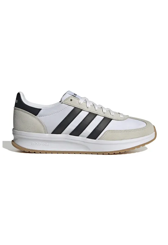 Pantofi sport Run 70s cu insertii din piele intoarsa - Alb/Gri deschis