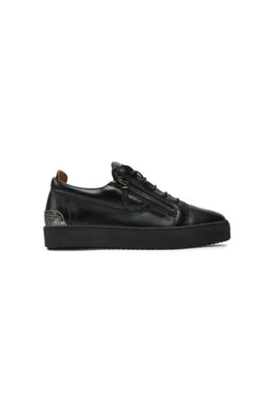 Pantofi sport barbati - RU40027 - Piele naturala - Negru