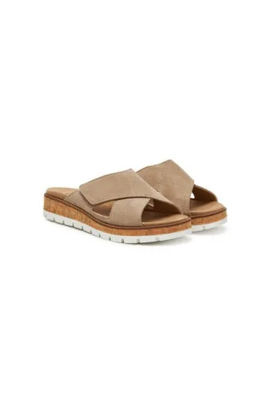 Slapi dama - 700673-08 - Piele naturala - Bej