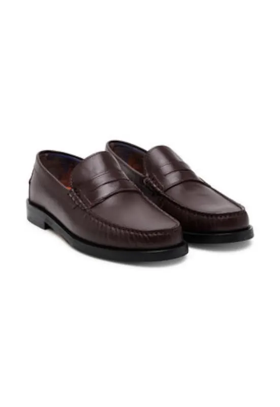 Mocasini barbatesti - piele naturala - maro - Maro