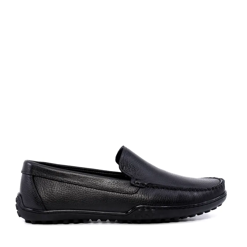 Mocasini bărbați TheZeus negri din piele 2101BM17575N