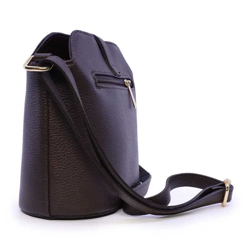 Poșetă crossbody femei Luca di Gioia maro închis 144POSP1079TDM — imaginea 2