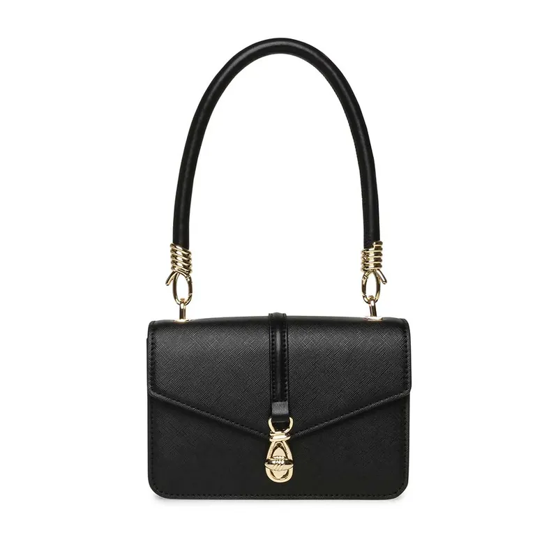 Poșetă crossbody femei Steve Madden Sax neagră 1662POSSBsaxN
