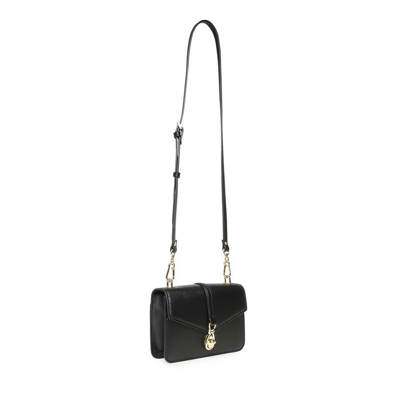 Poșetă crossbody femei Steve Madden Sax neagră 1662POSSBsaxN — imaginea 2