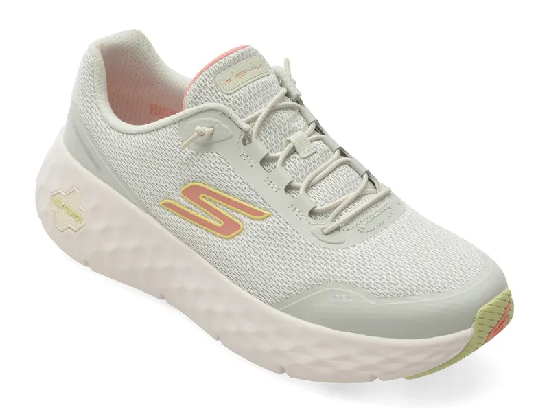 Pantofi sport SKECHERS gri, GO WALK MAX CUSHIONING FLEX, din material textil
