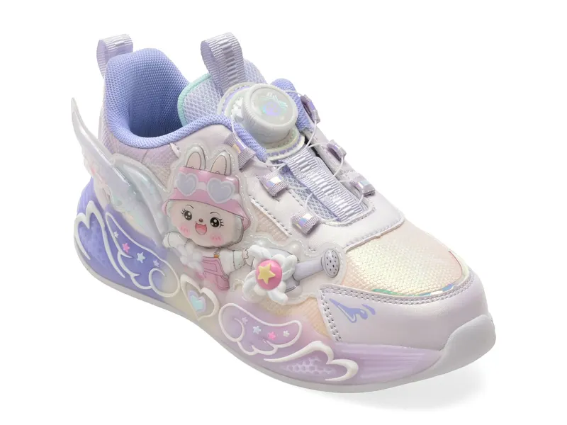 Pantofi sport SELECTION KIDS mov, W886, din material textil