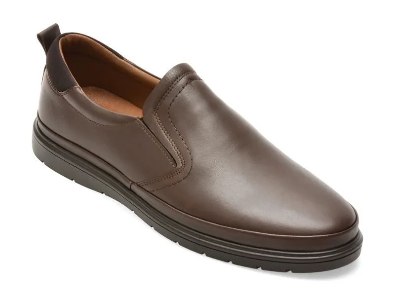 Pantofi BITE THE BULLET maro, RM112, din piele naturala