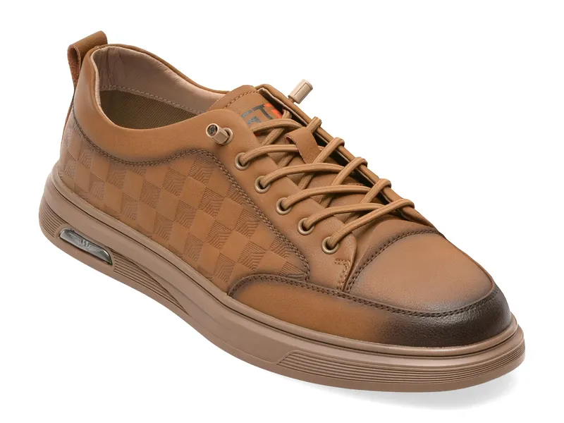 Pantofi sport BITE THE BULLET maro, 70612, din piele naturala