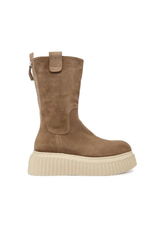 Cizme dama - 305639820 - piele naturala - maro