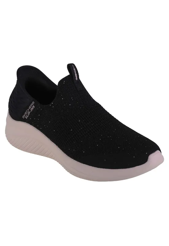 Tenisi dama Slip-ins: Ultra Flex 3.0 - Shiny Night - bej - Negru