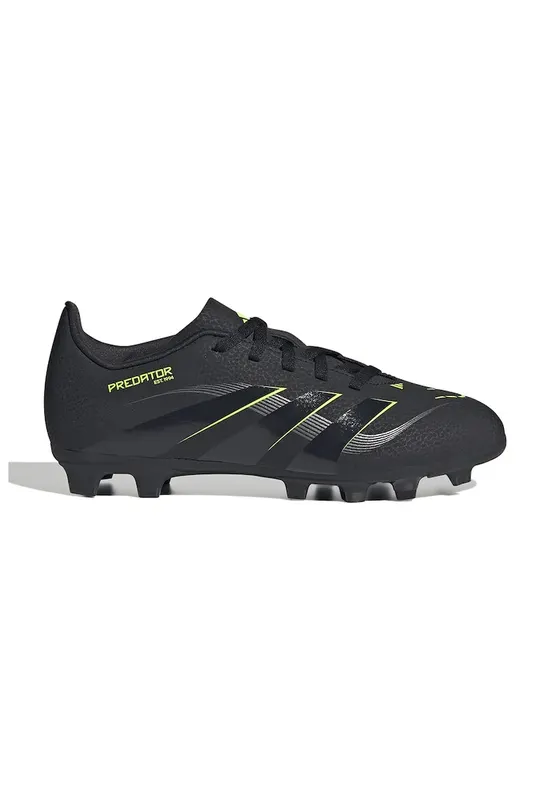 Pantofi cu crampoane - pentru fotbal Predator Club - Negru/Verde electric