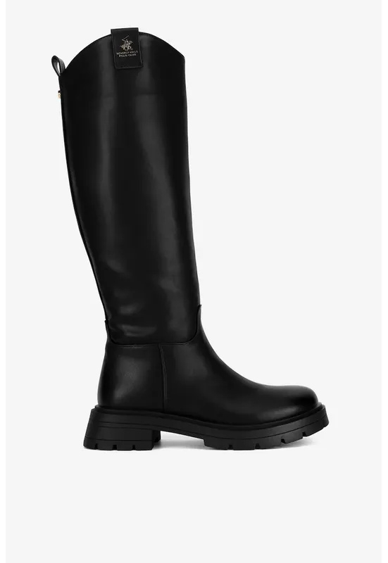 Cizme dama 5905588964971 - Sintetic - Negru - Negru