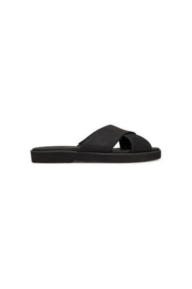 Slapi dama - 10021975 - Piele naturala - Negru