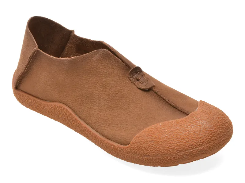 Pantofi maro, 61188, din piele naturala