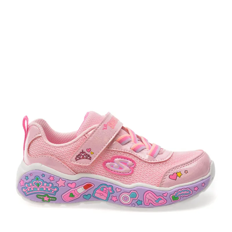 Pantofi sport fetițe Skechers Play Scene roz 1961FP303158NRO