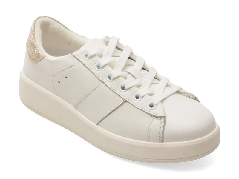 Pantofi sport ALDO albi, ADREI 172, din piele naturala