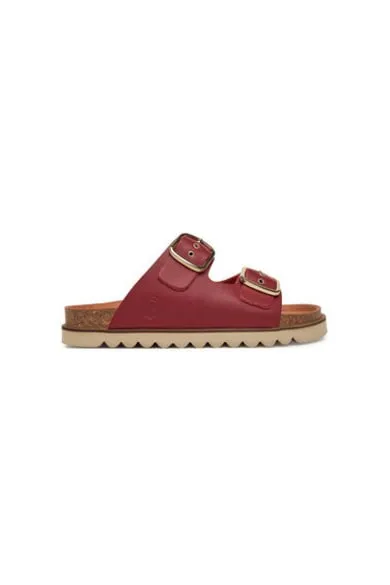 Slapi dama - 700680-04 - Piele naturala - Rosu