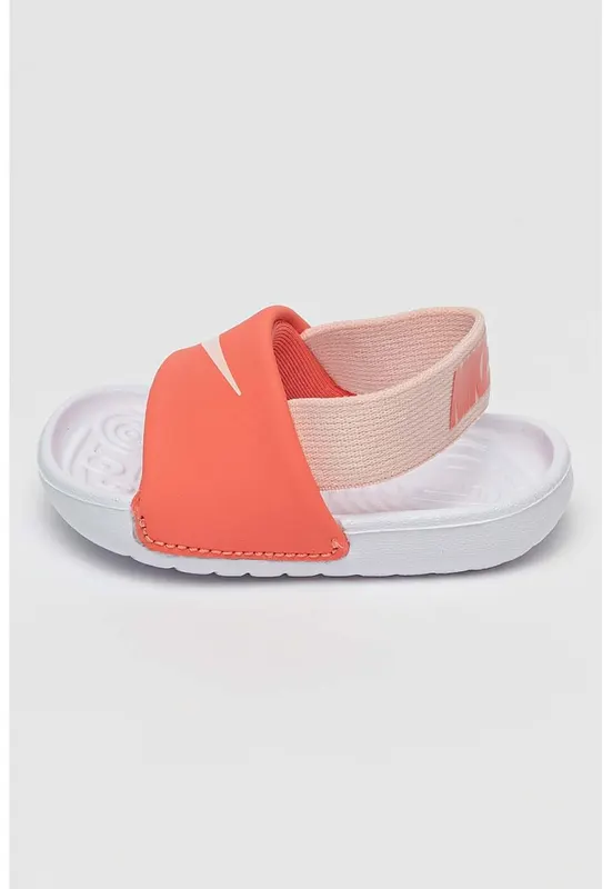 Sandale cu bareta slingback Kawa - Roz pastel/Alb optic