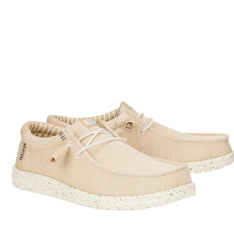 Mocasini ușori bărbați HeyDude Wally Stetch Sox bej 3091BM41898BE — imaginea 2